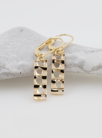 Sisi: Ohrringe aus 925er Silber vergoldet