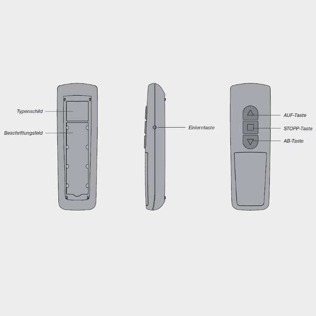 Becker EC541-II Centronic EasyControl handzender 1-kanaals