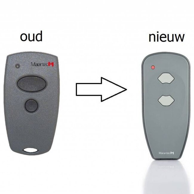 Marantec Digital 382 Multi-bit 2 kanaals handzender - 433 MHz
