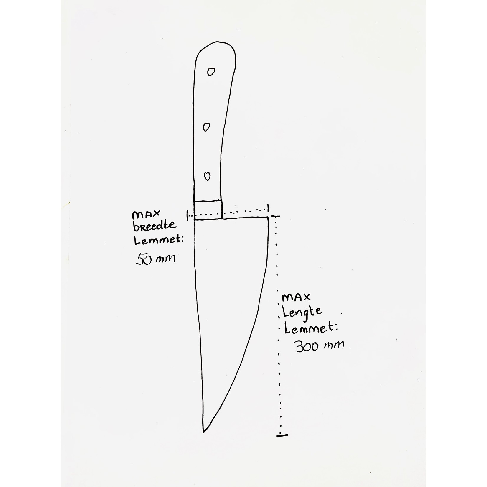 WUNSCHLEDER Saya Gyuto large 300 mm zwart