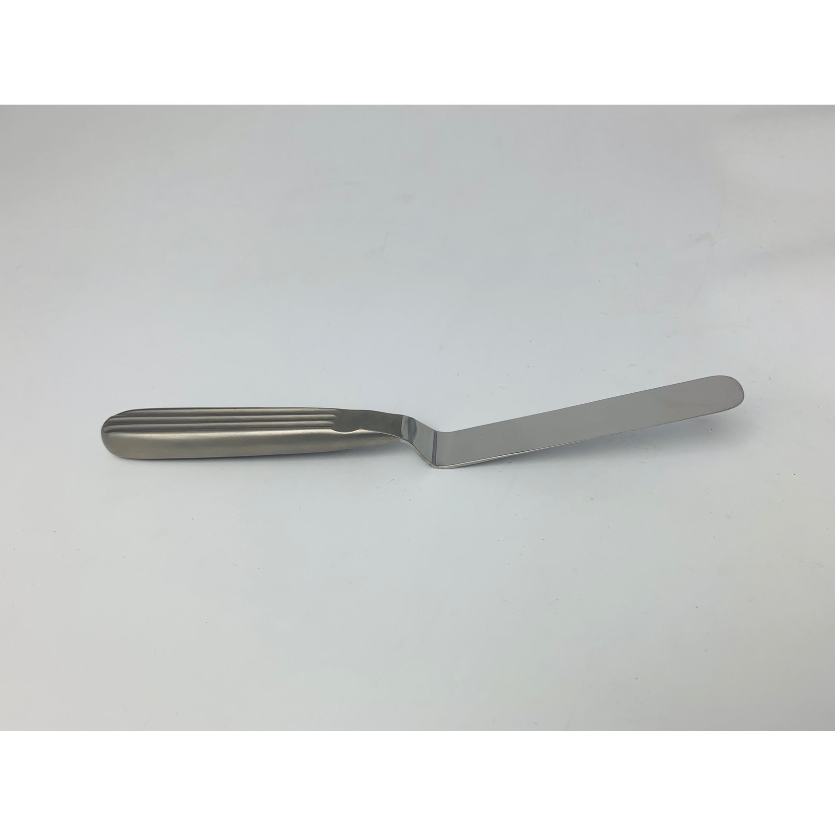 Spatula rvs gebogen 200 mm