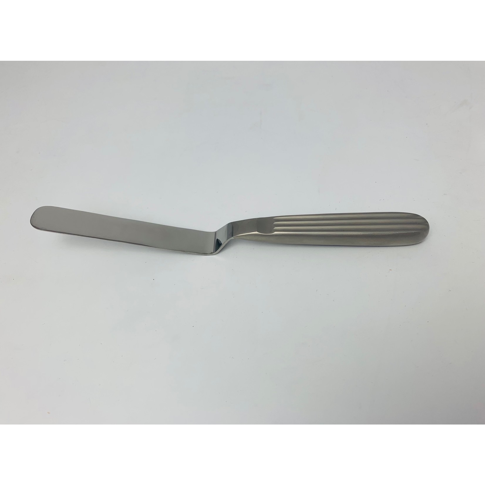 Spatula rvs gebogen 190 mm