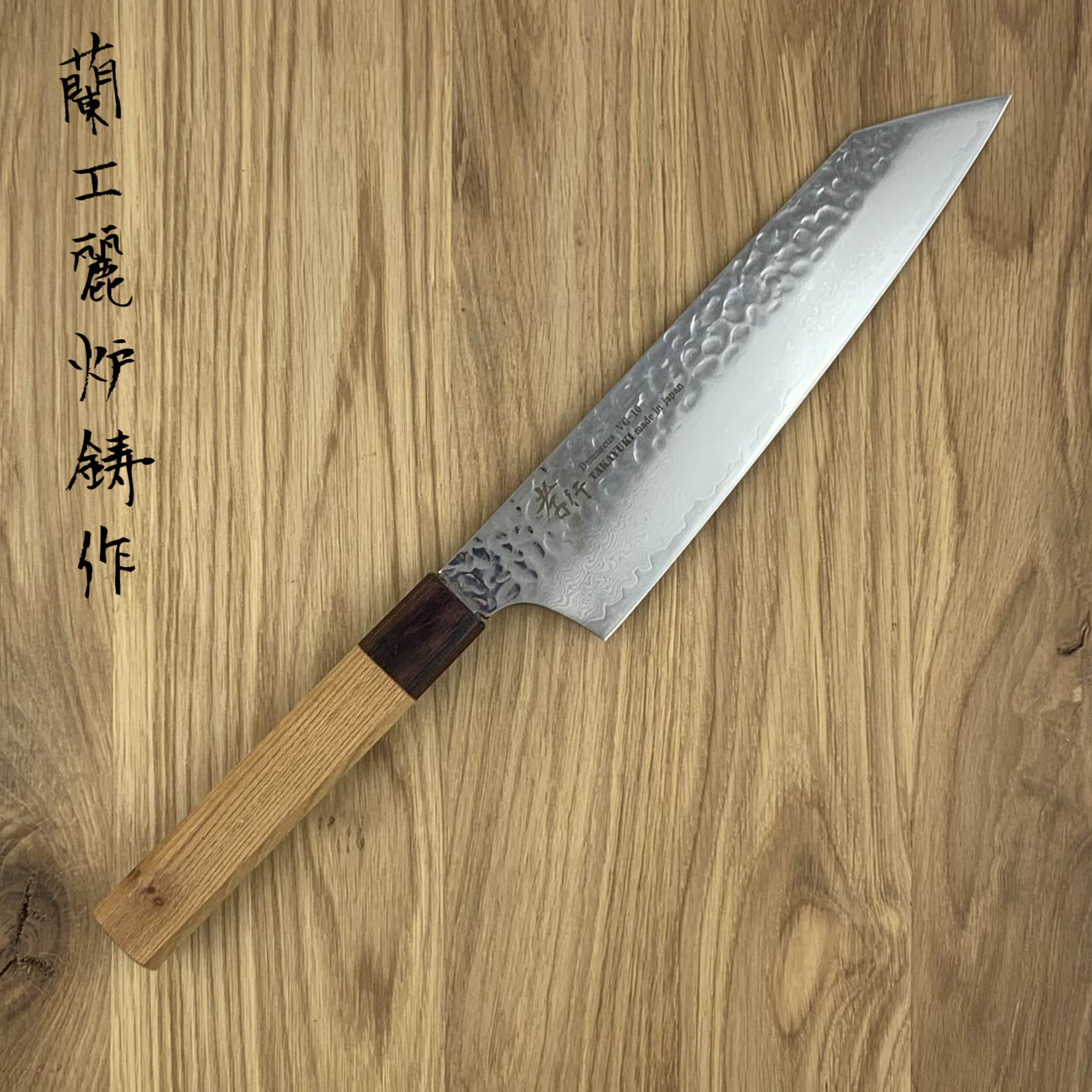 SAKAI TAKAYUKI 33 laags gehamerd Kengata 190 mm Zelkova Japans heft 07480