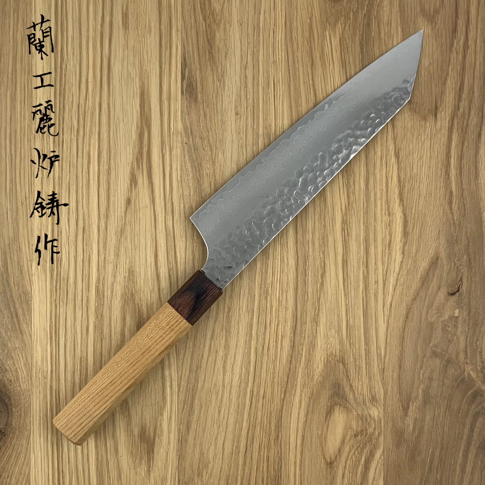 SAKAI TAKAYUKI 33 laags gehamerd Kengata 190 mm Zelkova Japans heft 07480