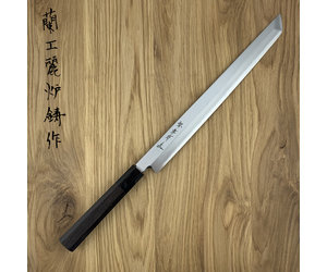 SAKAI TAKAYUKI Ginsankou Silver #3 Ebony Heft Takohiki