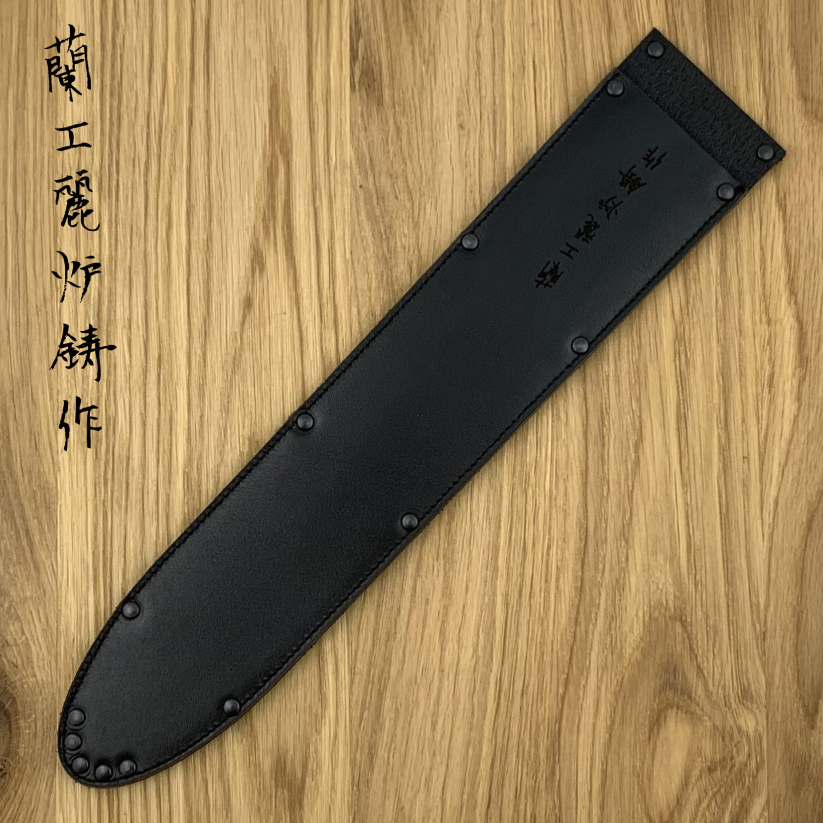 WUNSCHLEDER Saya Sujihiki wide 300 mm zwart