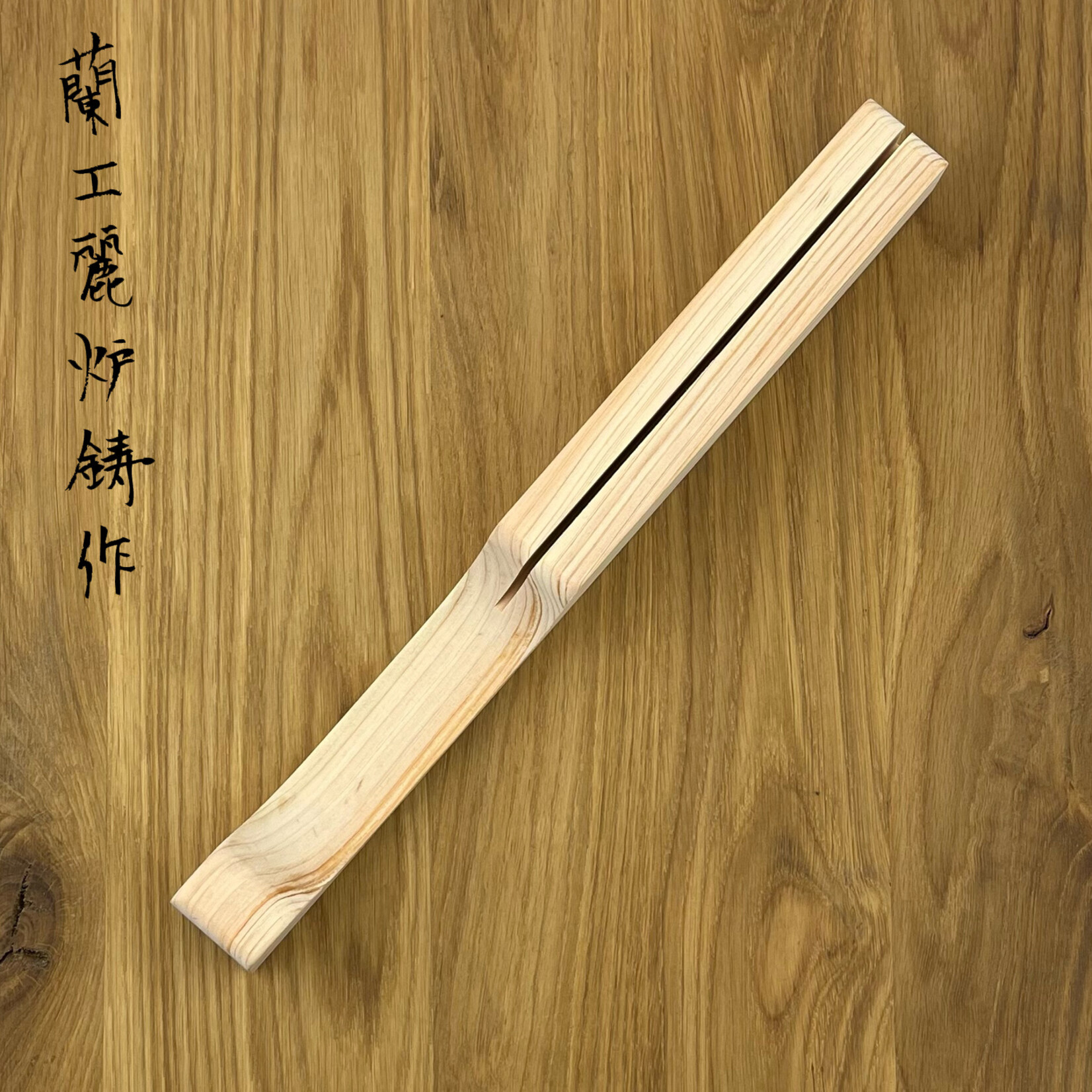 Hinoki messenhouder enkel