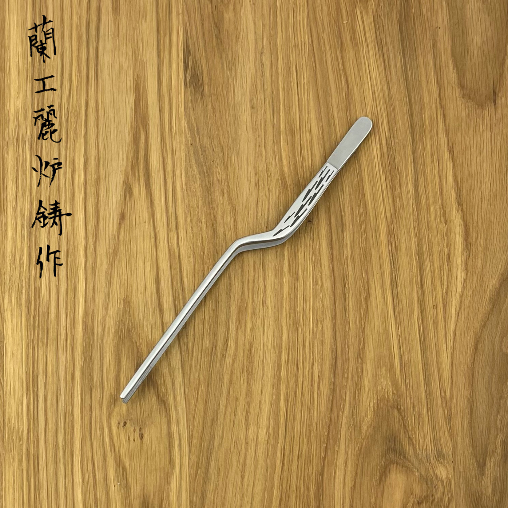 Dresseer pincet gebogen 20 cm rvs glad Mes