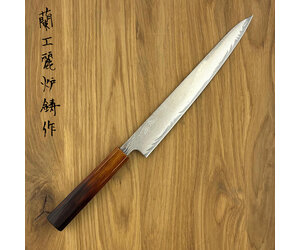 OEM Zanpa AUS10 Sujihiki 240 mm lacquered oak 2350567 - Hamono