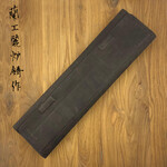 Knife roll with magnet 4 items gaucho brown