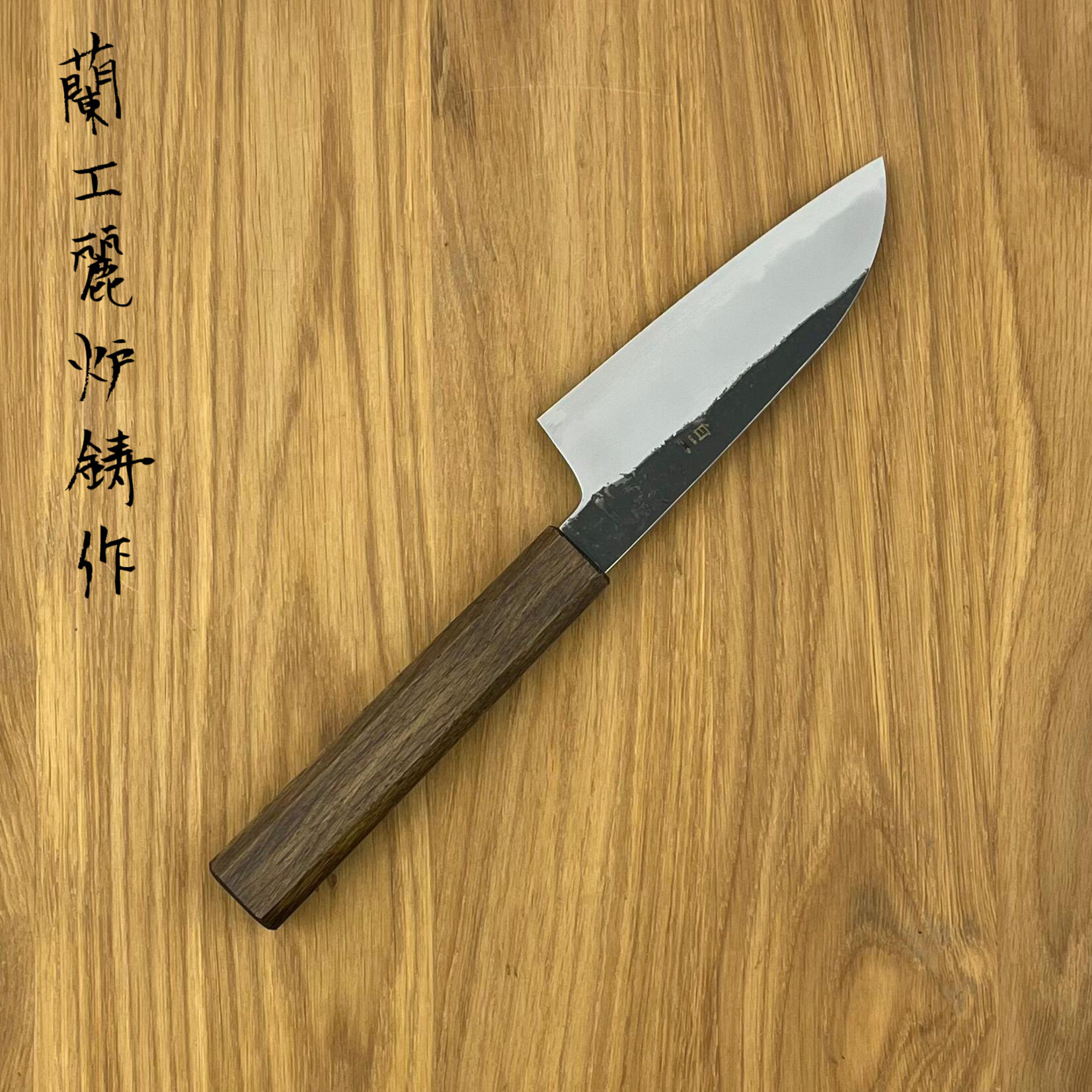 HADO Sumi white #2 Ko-Santoku 110 mm gebrand eiken #258