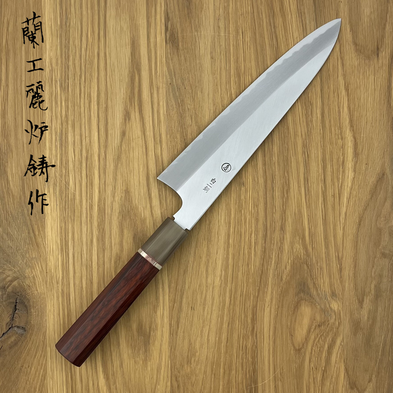 TADOKORO YASUKI White #2 Gyuto 240mm rood ebbenhout