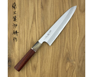 TADOKORO Yasuki Blue #1 Gyuto 240mm red ebony - Hamono