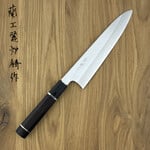 VG10 Gyuto 210mm ebony donker hoorn