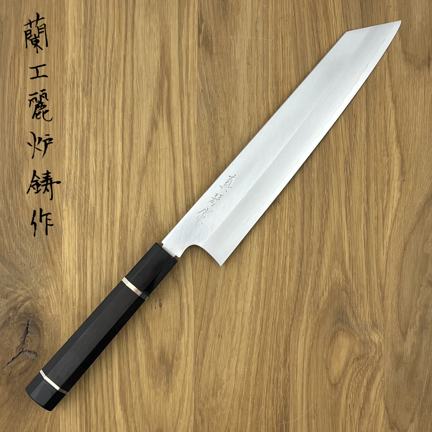 TADOKORO TAKEFU VG10 Gyuto K-tip 240mm ebony donker hoorn
