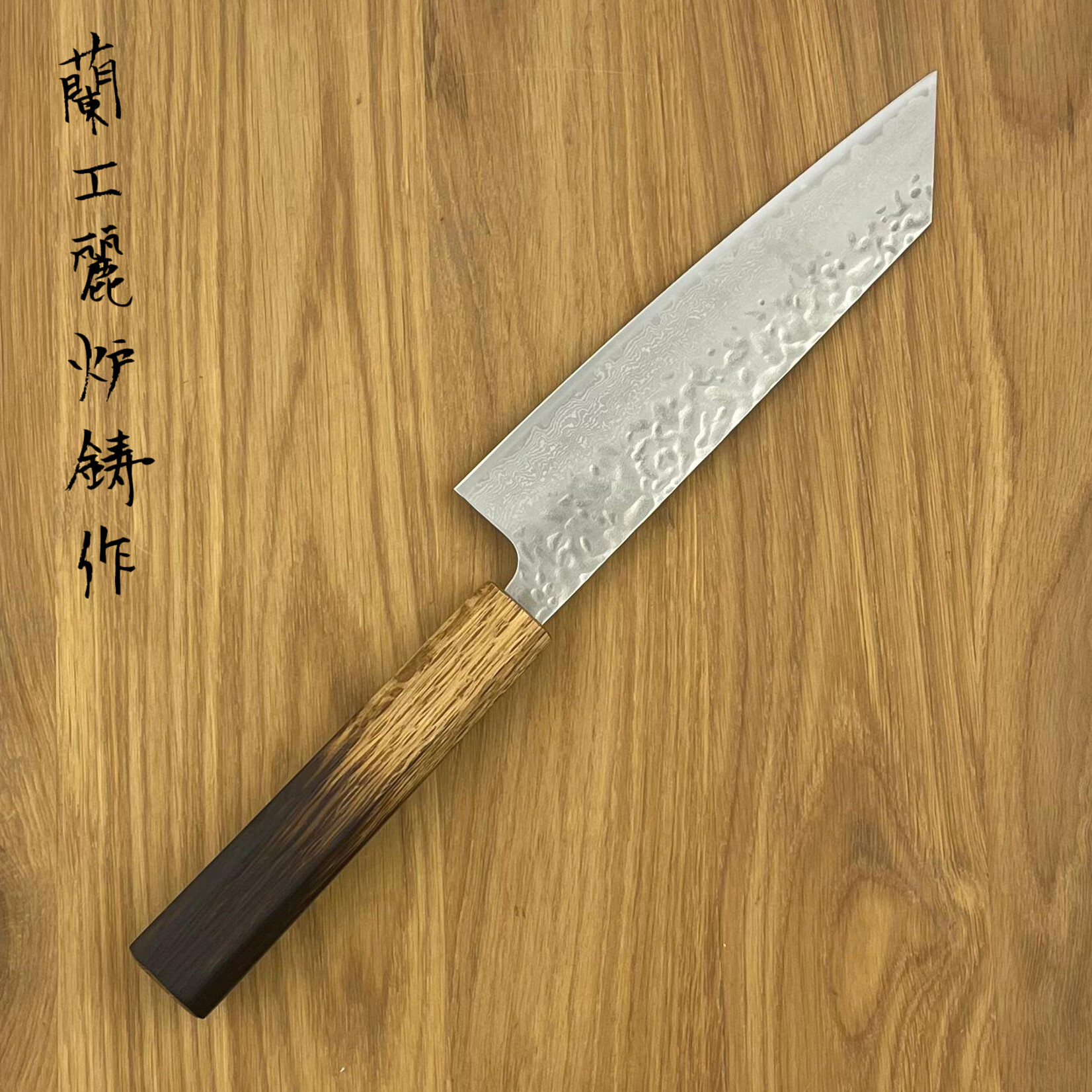 Touroku 10A Tsuchime 69 laags Bunka 170mm half gebrand