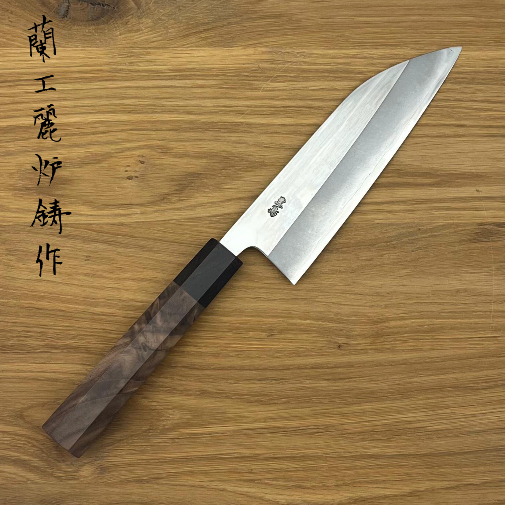 Touroku Gin #3 Santoku 165mm mirror polish KRT-03