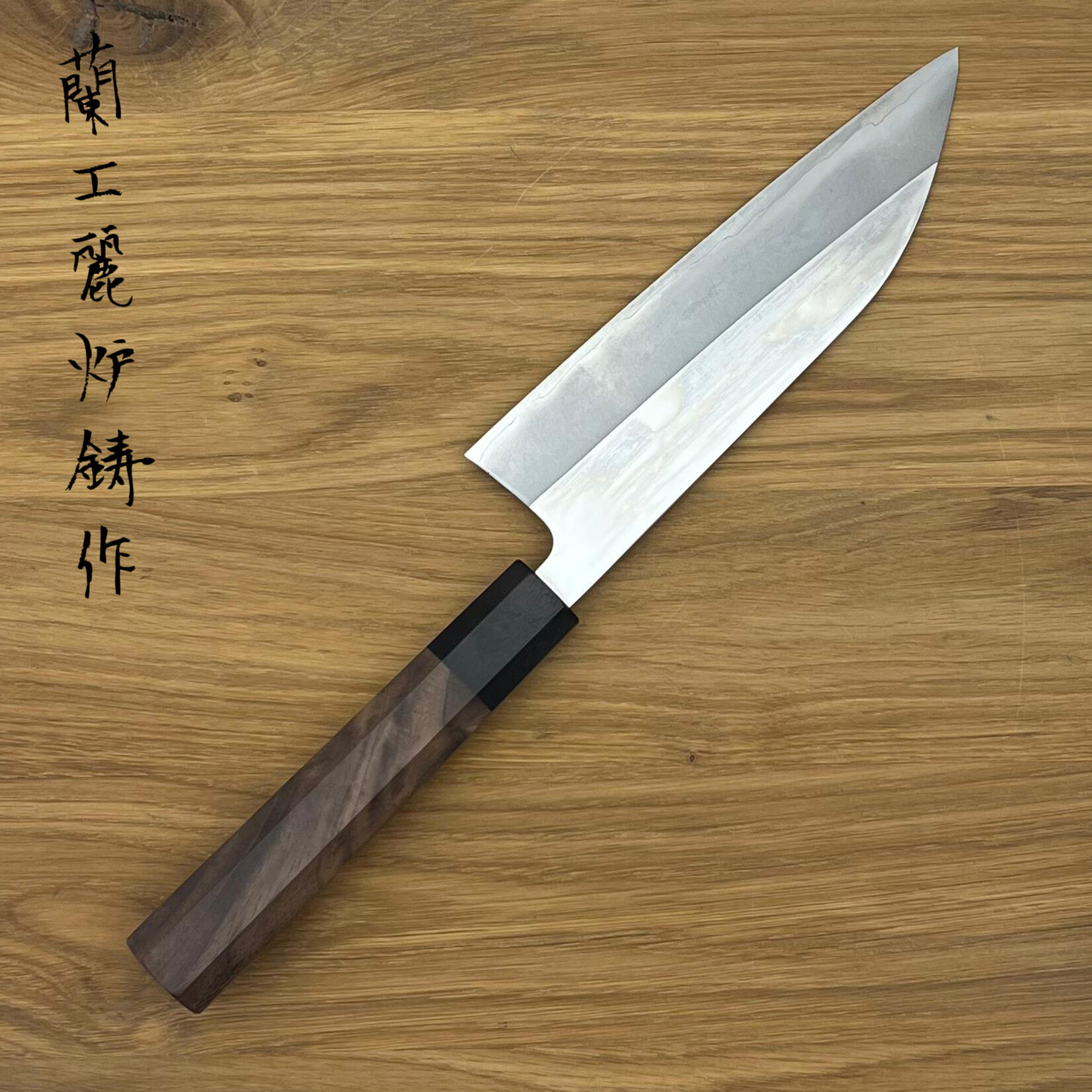 Touroku Gin #3 Santoku 165mm mirror polish KRT-03