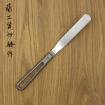 Spatula gebogen (stainless)
