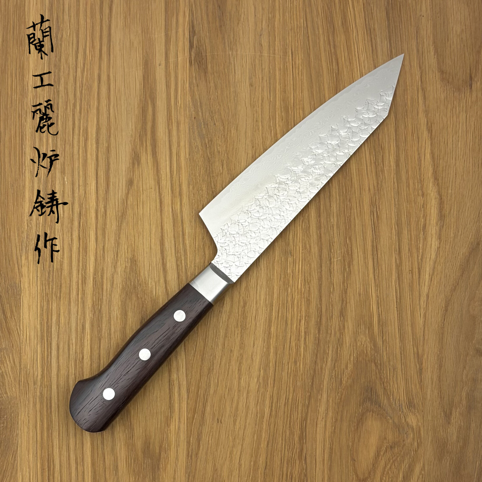 SAKAI TAKAYUKI SG2 Damascus Kengata 160mm ironwood 14076