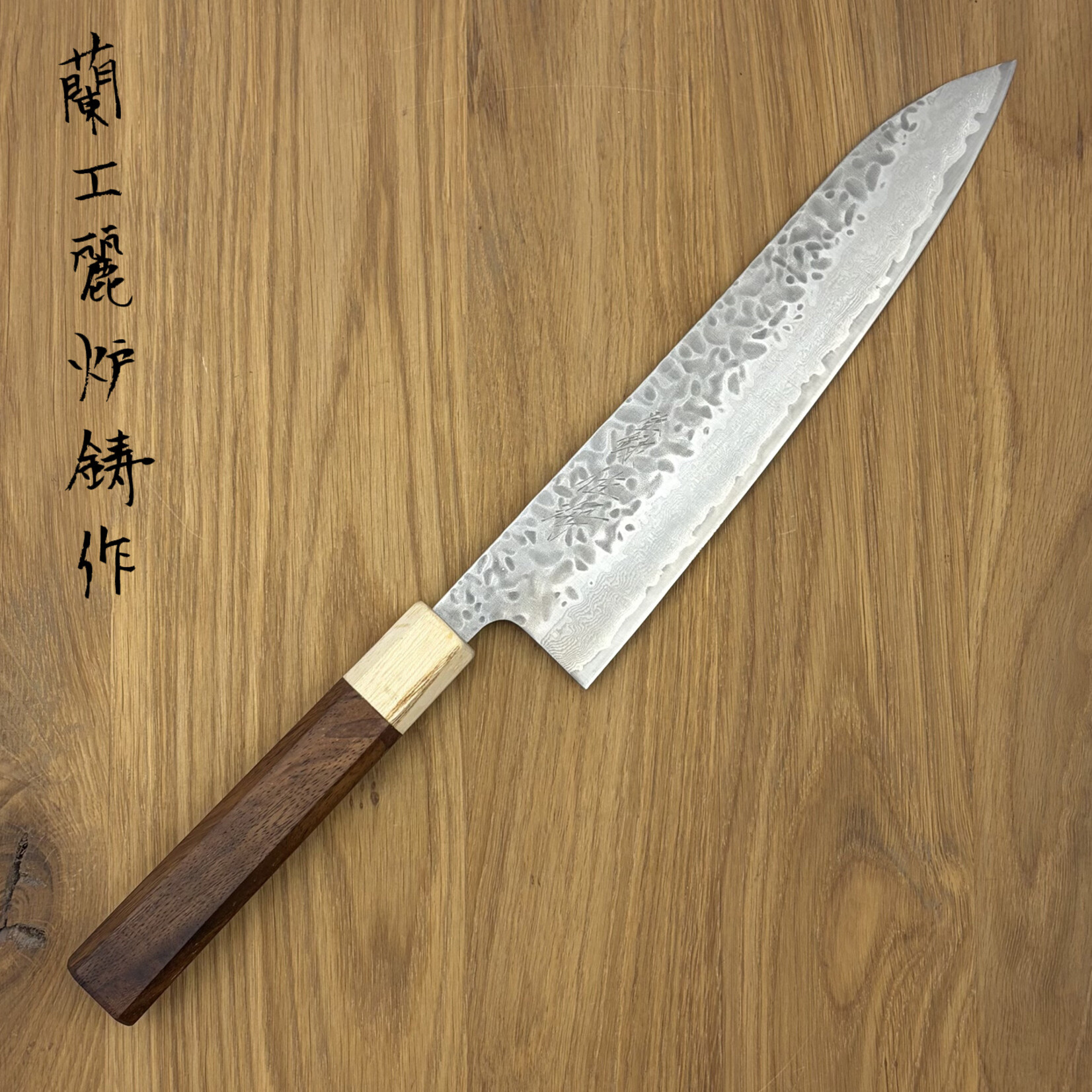 Rooij Rooij 69 laags AUS10 Gyuto 210 mm Rozenhout Wa