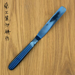 Spatula Blauw gebogen 19cm