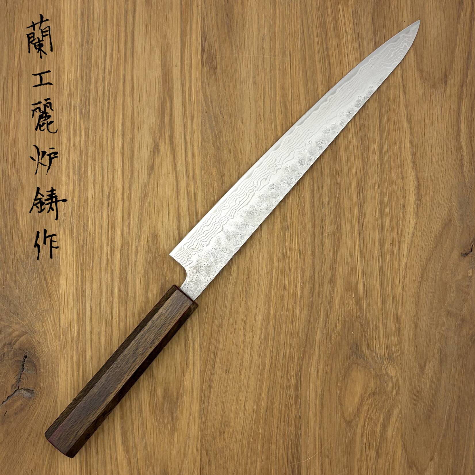 Touroku Touroku 440C Sujihiki 240mm red/brown FK240Suj