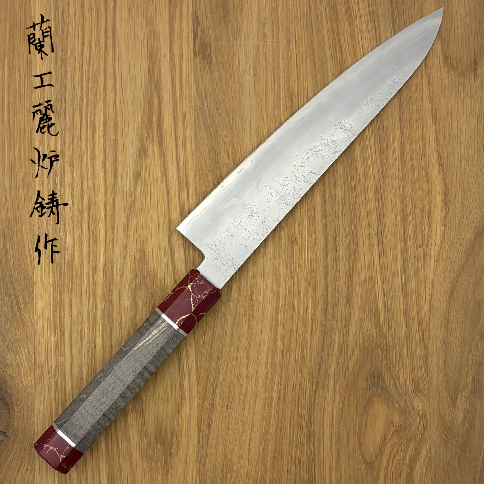 Takayuki Michiko x Rooij VG10 Gyuto 210 mm Nashiji #011