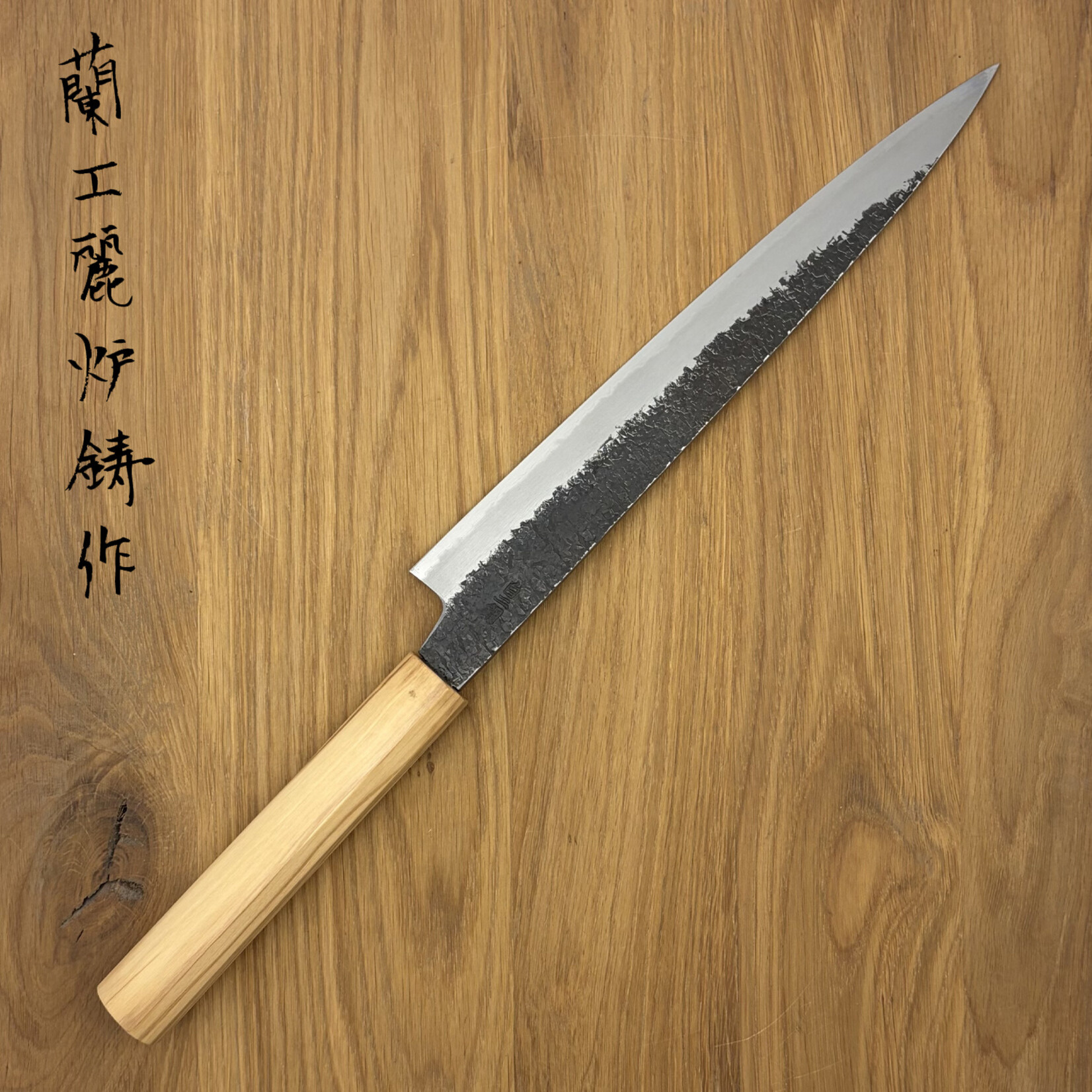 Takayuki Takayuki Sanpou Mizu Sujihiki 240mm Olijf 03222