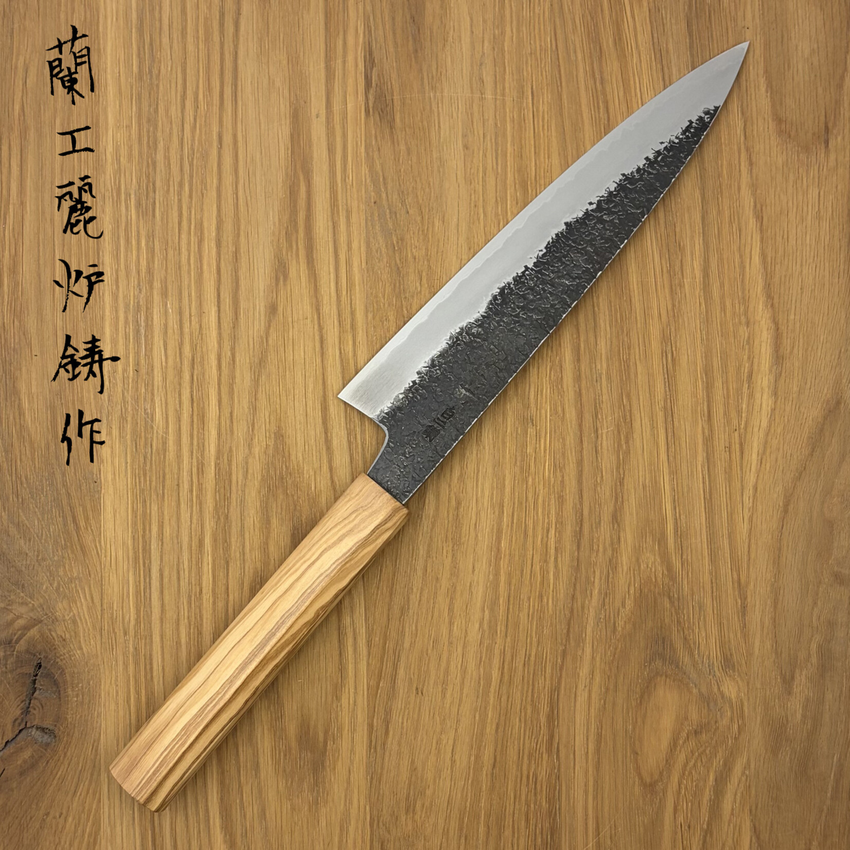 Takayuki Takayuki Sanpou Mizu Gyuto 210mm Olijf 03221
