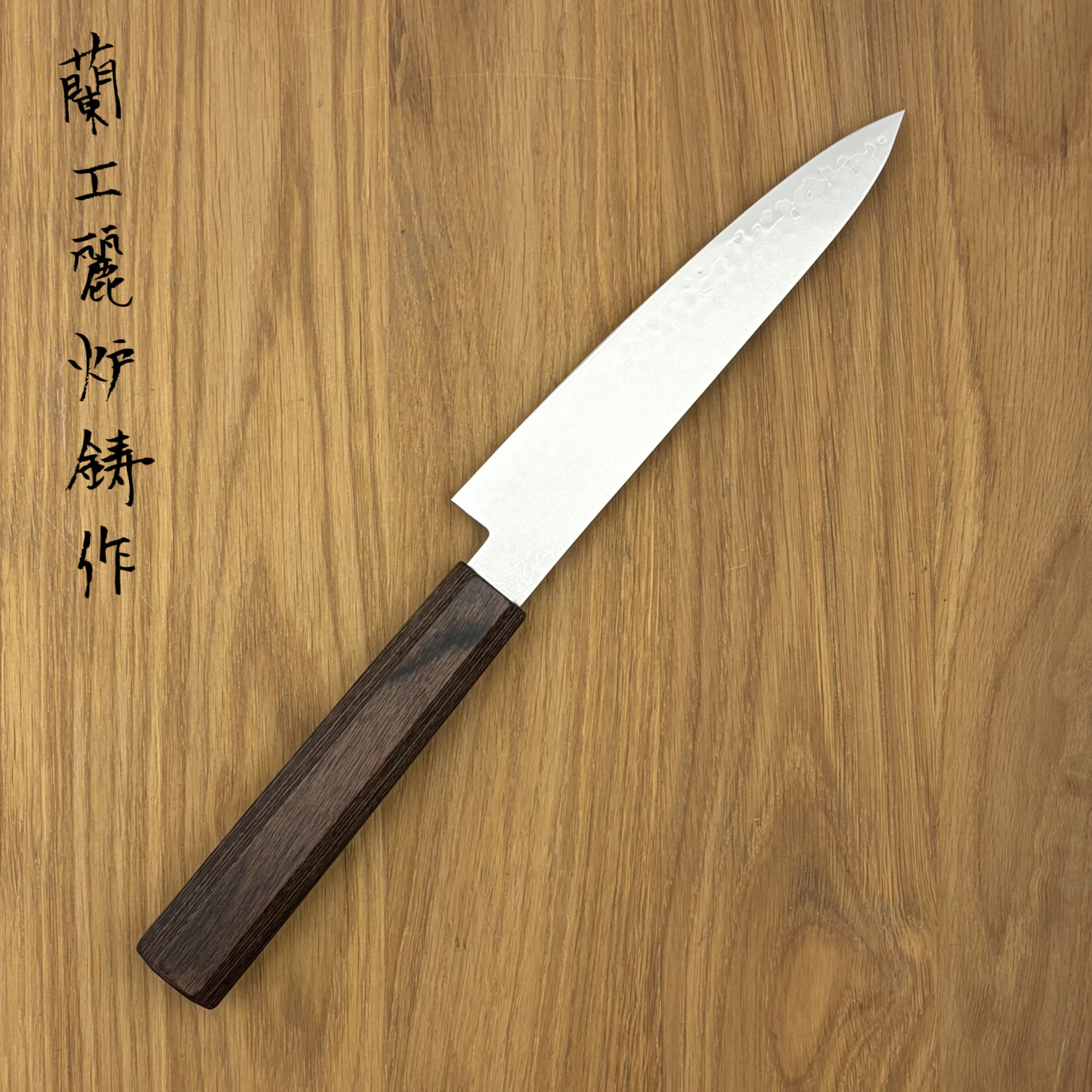 OEM ROOIJ VG10 Damascus Petty 150mm Brown pakka 239225