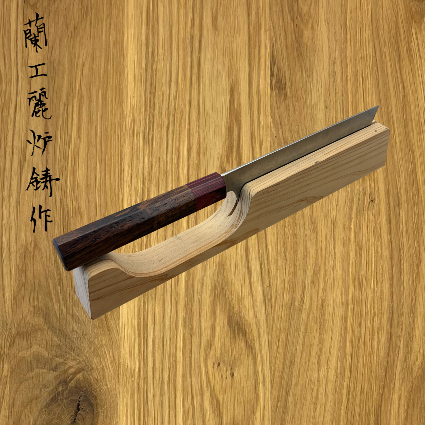 Hinoki messenhouder enkel
