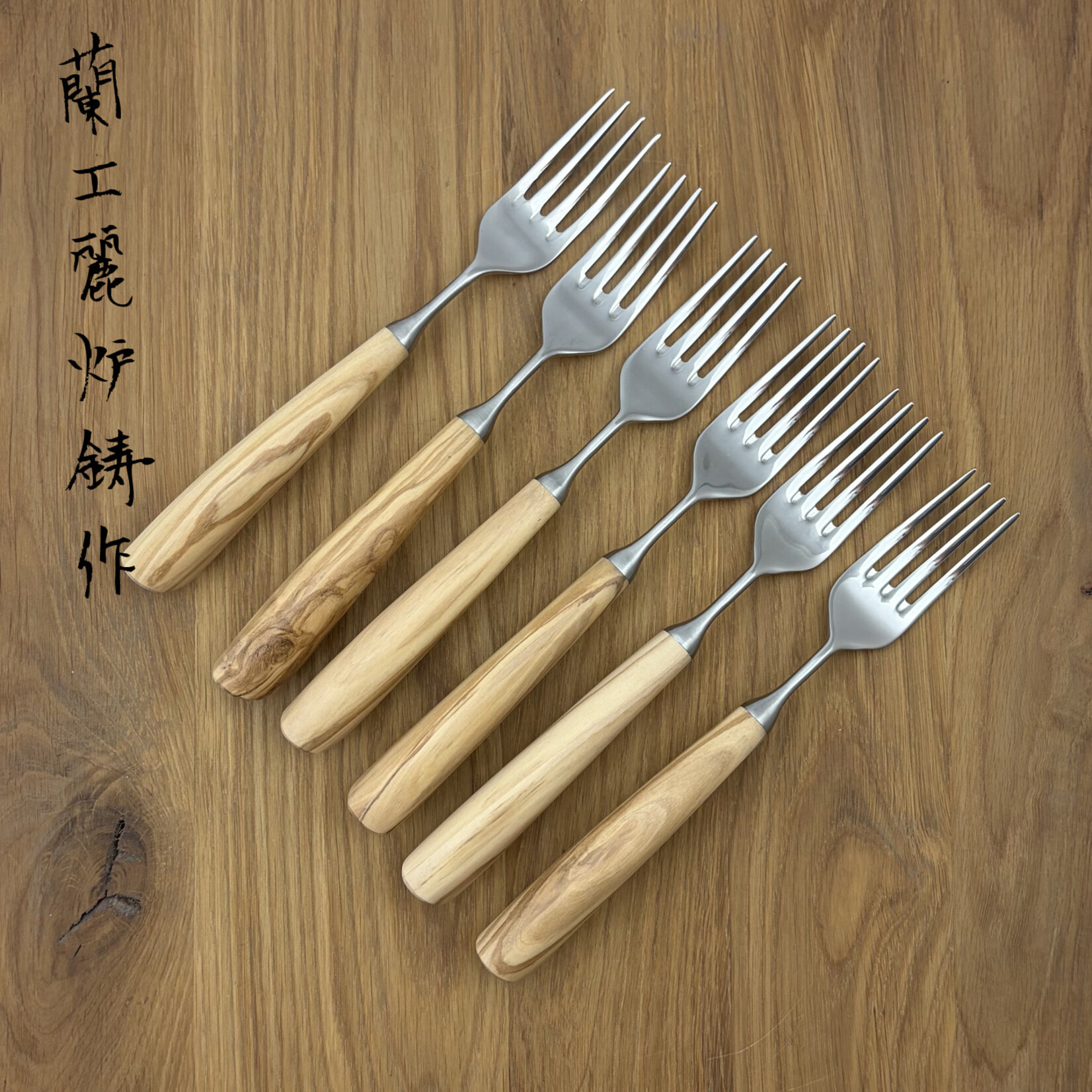 L'ARTIGIANO SCARPERIA Vorken set olijf (6 items)
