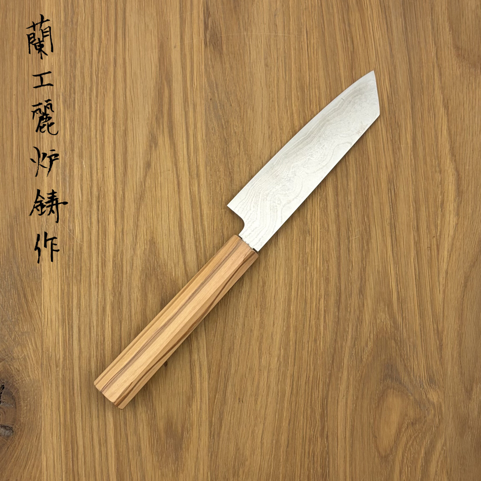 Keiichi Fujii Touroku AUS10 K-petty 120/130mm WA-Olijf 4013
