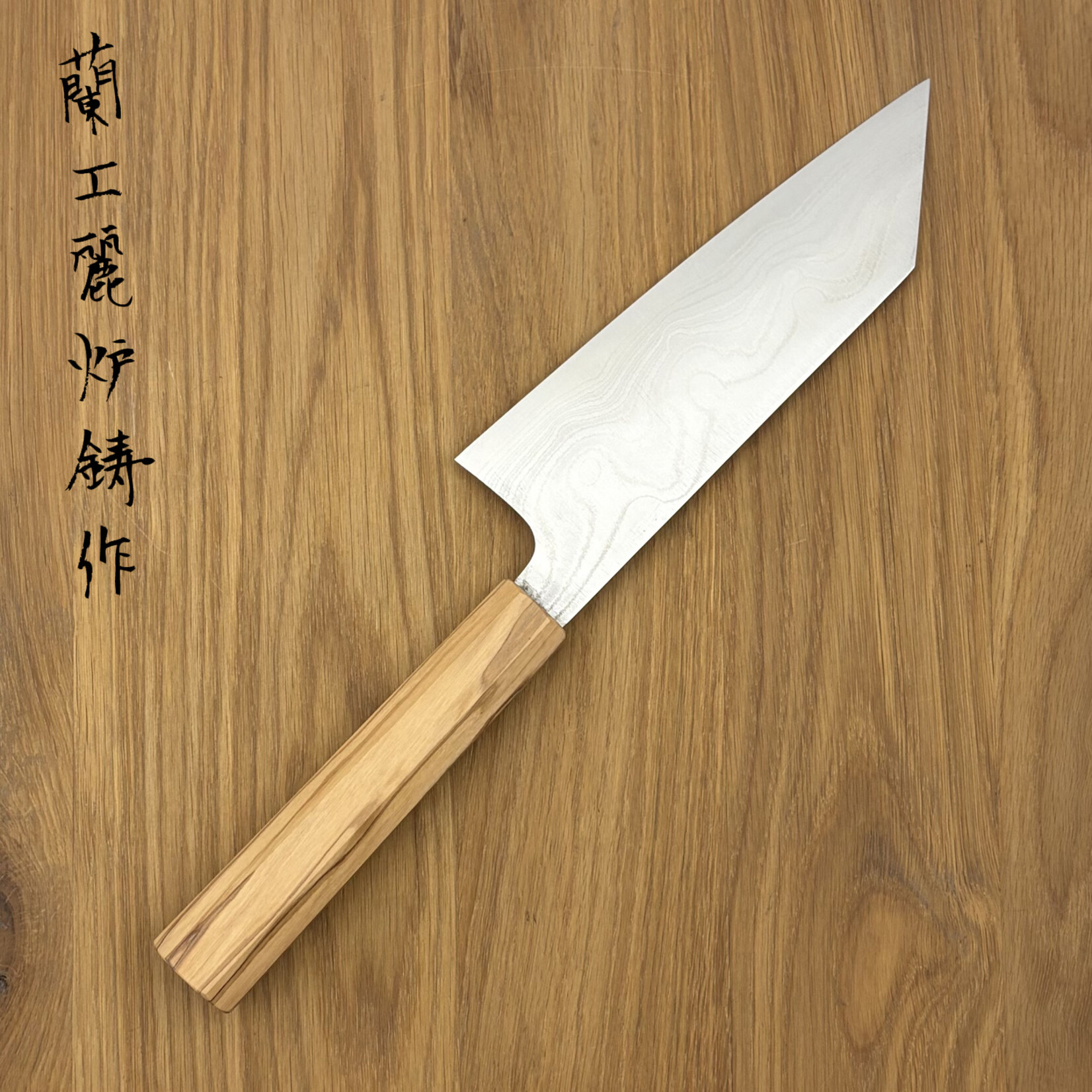 Keiichi Fujii Touroku AUS10 Bunka 160mm WA-Olijf 4012