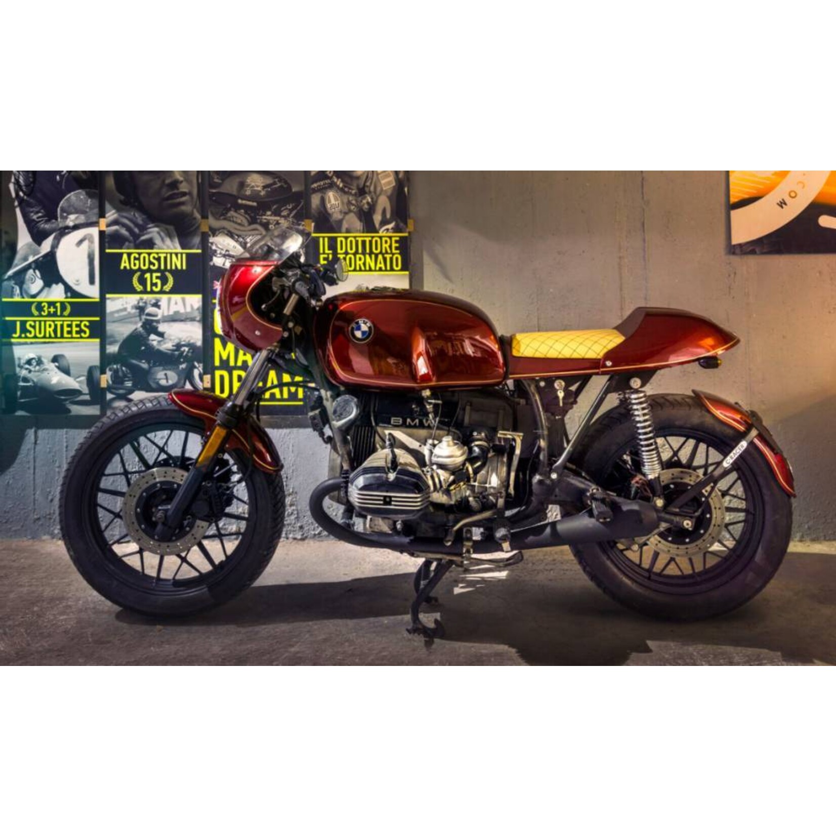Scrambler Sitz Tuck 'N Roll braun Typ 7