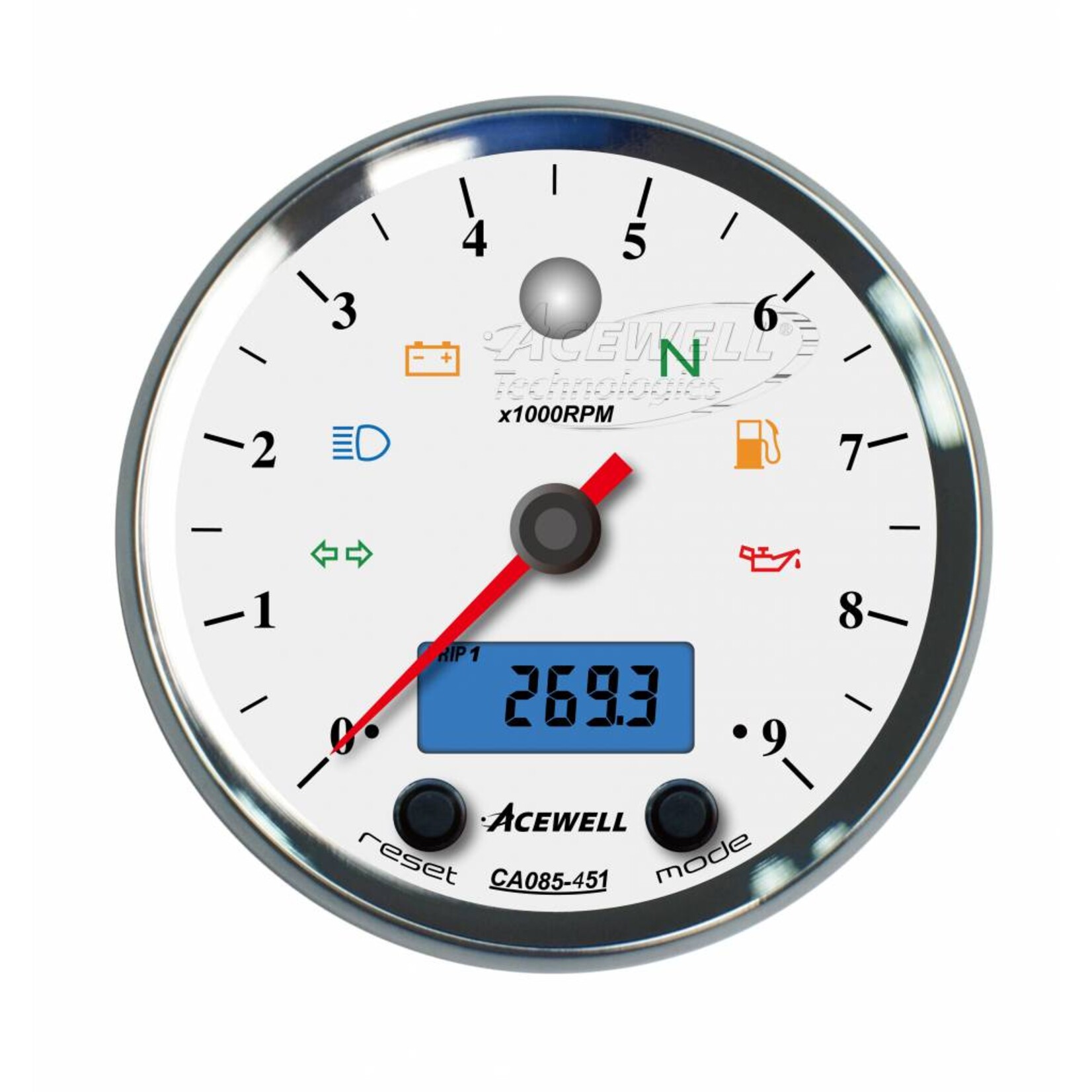 Acewell ACE-CA085 ACW Aluring verchromt 9000 U/min