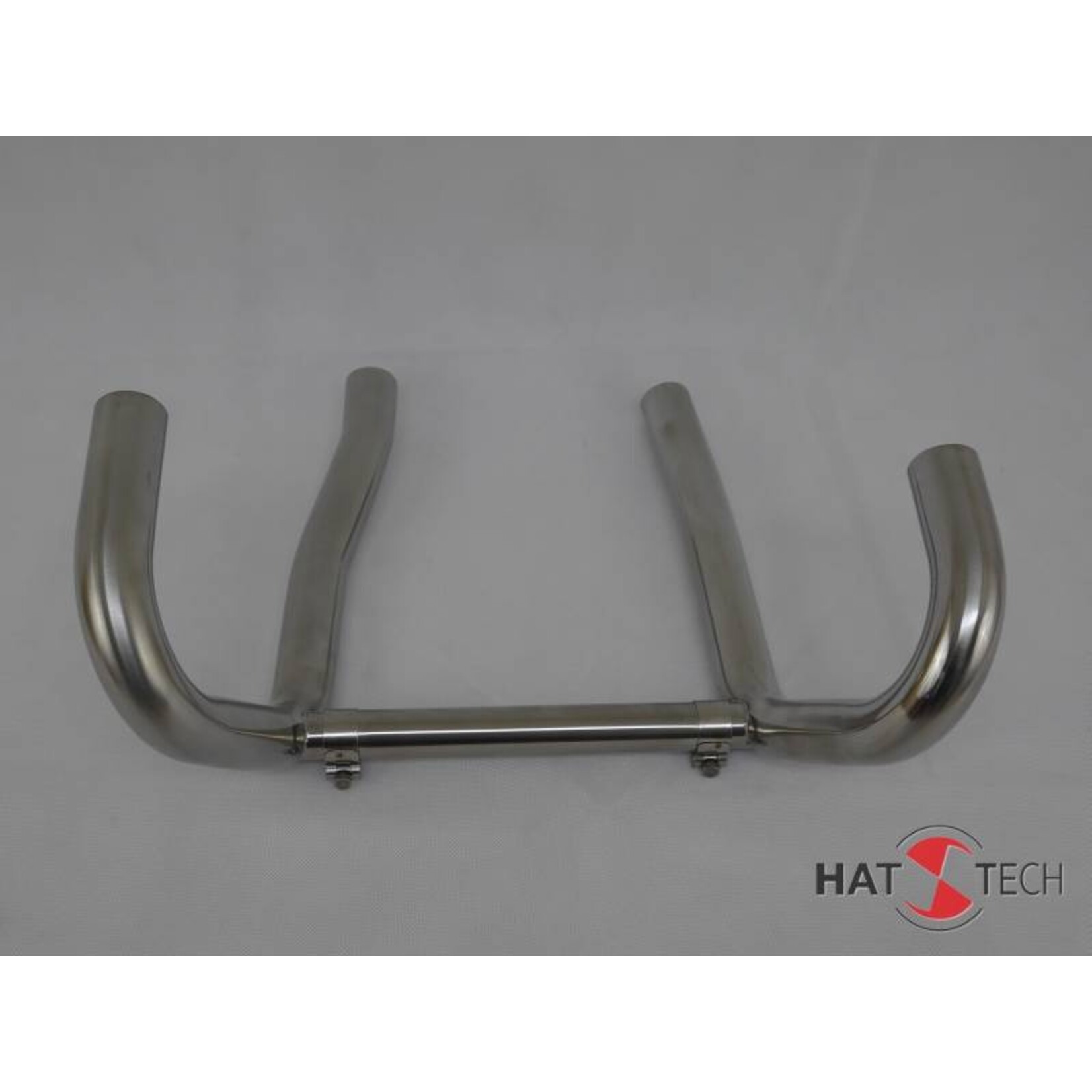 Hattech Krümmeranlage poliert mit 1 Interferenzrohr, BMW R 65, R 80, R 80RT, R 100 RS, RT Monolever Modelle  ab `85 