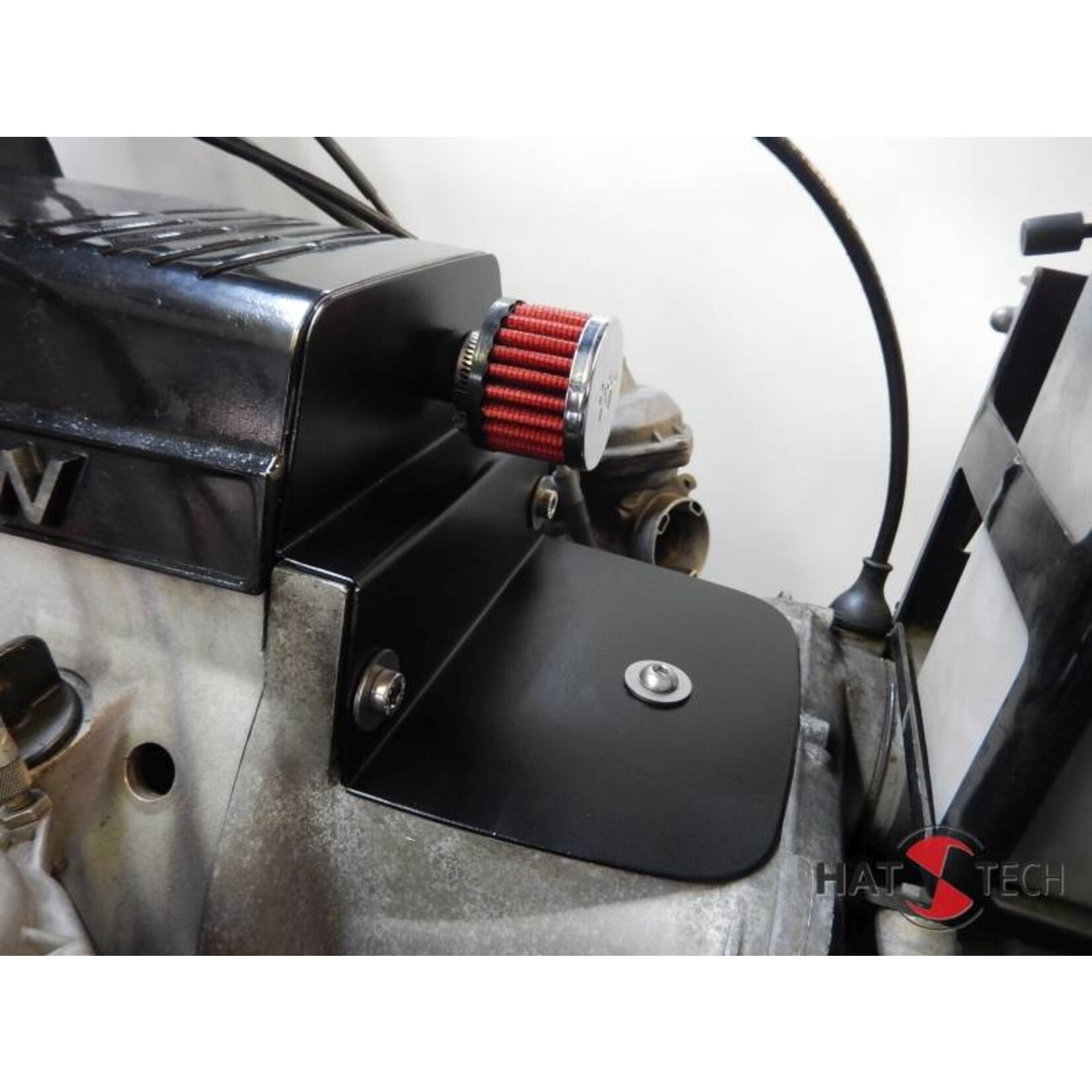 Hattech Luftfiltergehäuse Ersatzblech - Edelstahl schwarz pulverbeschichtet