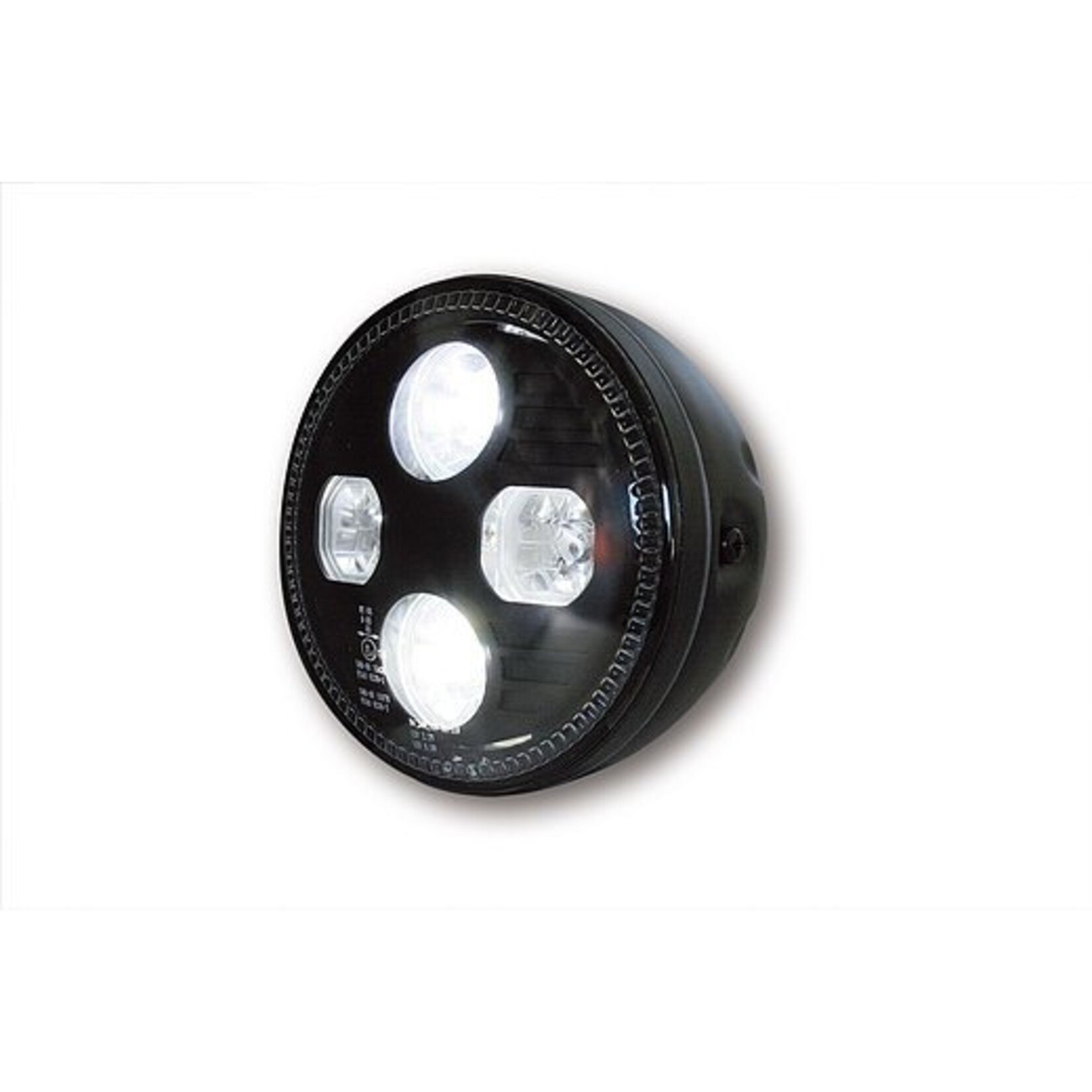 Highsider 5 3/4" Highsider LED Scheinwerfer schwarz Atlanta