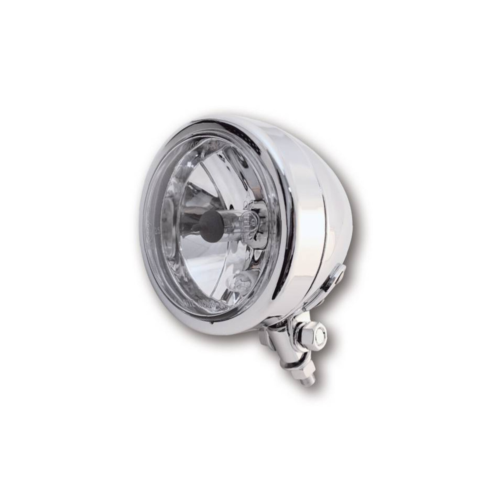 Shin Yo SHIN YO Chromscheinwerfer BULLET, untere Befestigung, Fernlicht H4