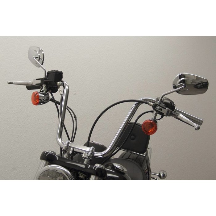 1 Zoll Chopper Lenker Verchromt - Universal Für Motorräder 25,4mm