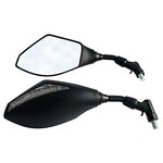 Spiegel mit LED-Blinker