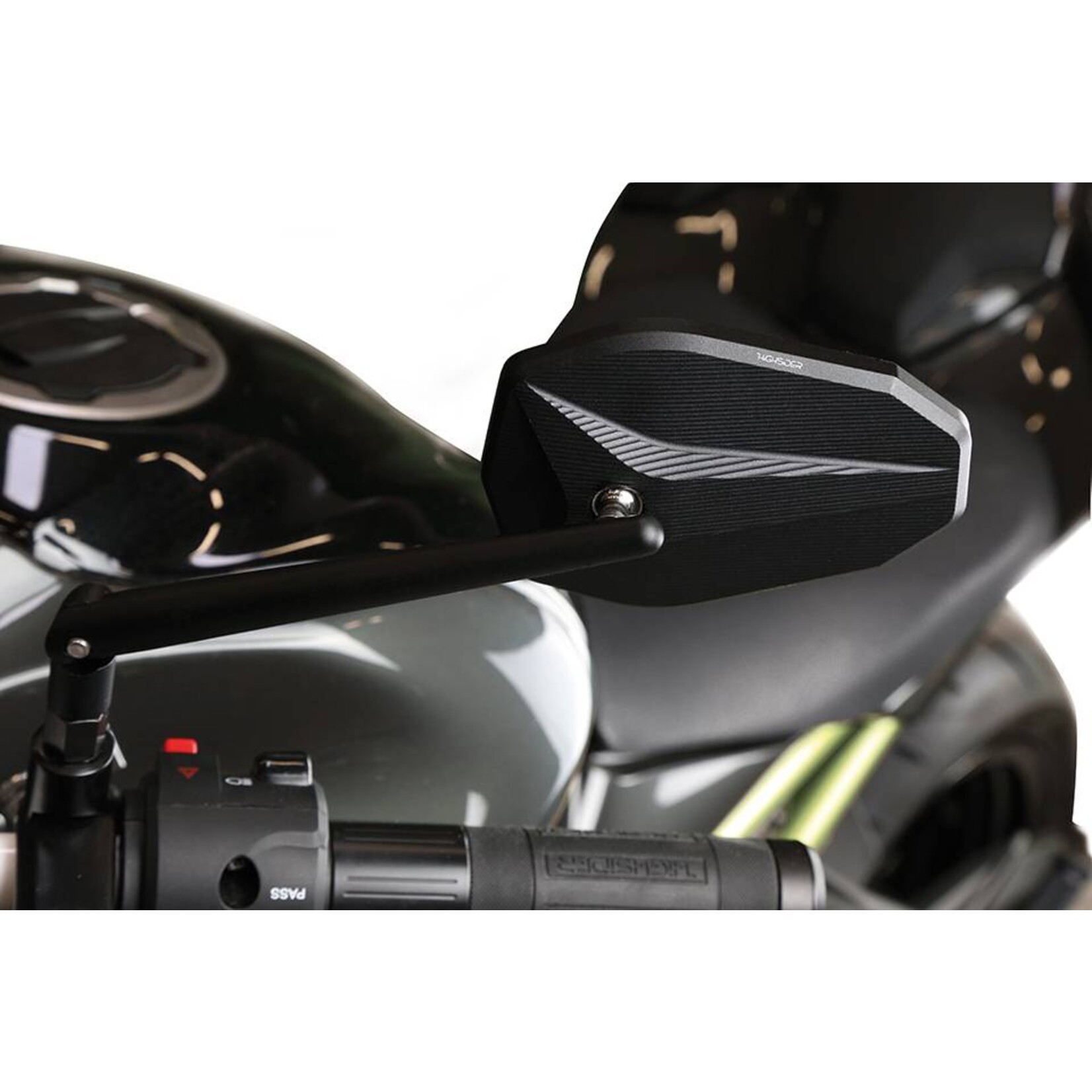 Highsider HIGHSIDER Spiegel CNC VICTORY-X, schwarz