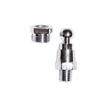 Spiegeladapter m. Kugel, M 10 Linksgewinde, verchromt