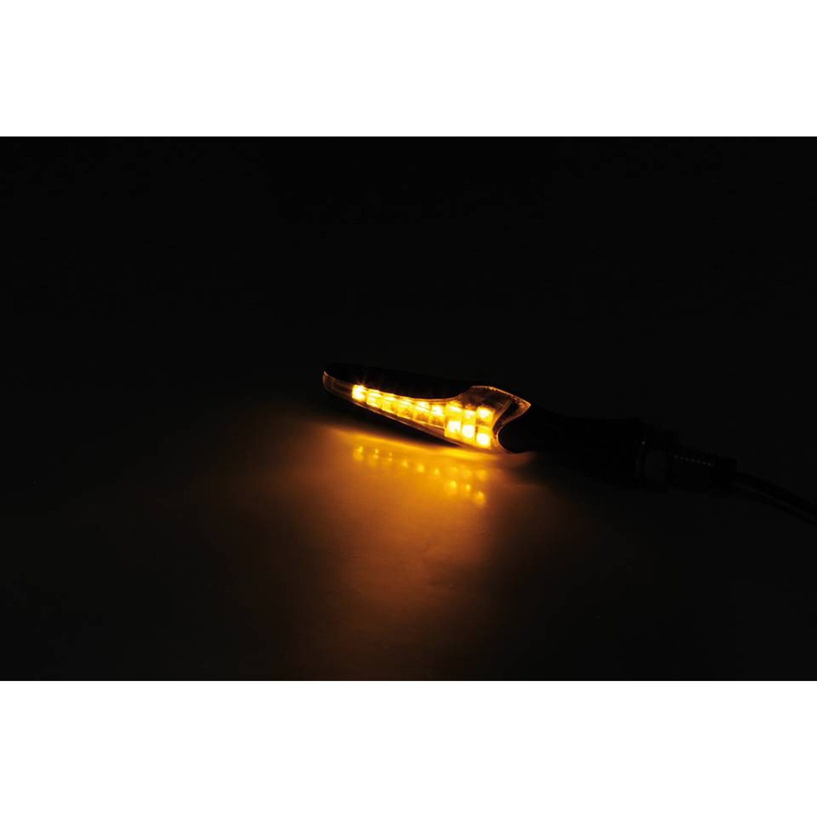 Shin Yo LED Sequenz-Blinker WIPE, schwarz, getöntes Glas