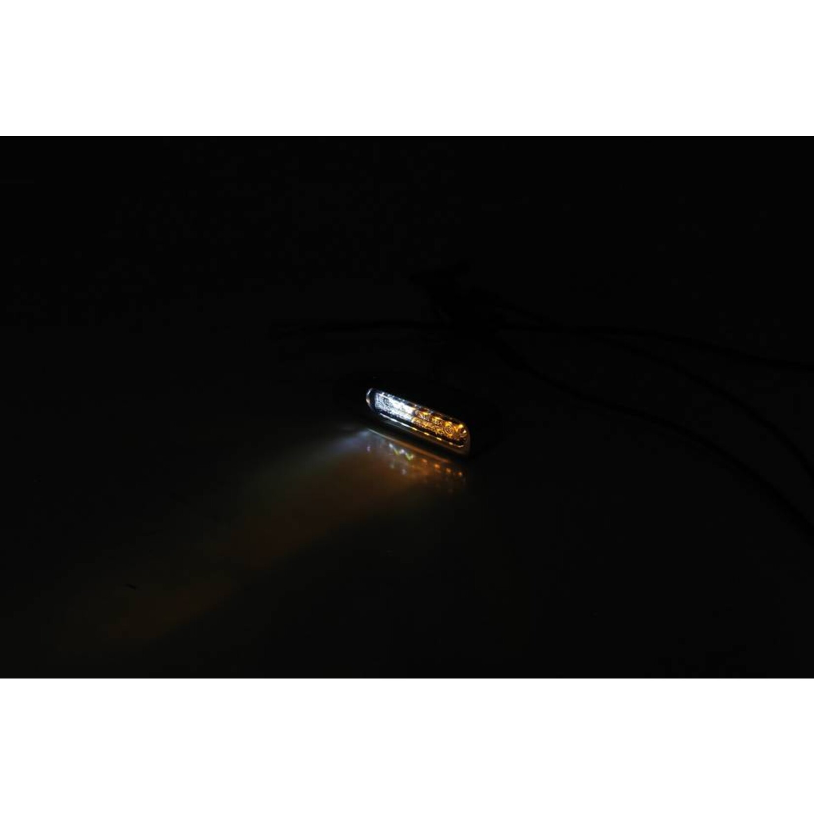 HeinzBikes LED Armaturen Blinker mit Positionslicht für SOFTAIL MODELLE ab 2018, chrom