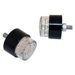 Shin Yo SHIN YO LED-Mini-Rücklicht BULLET, rund mit schwarzem Gehäuse