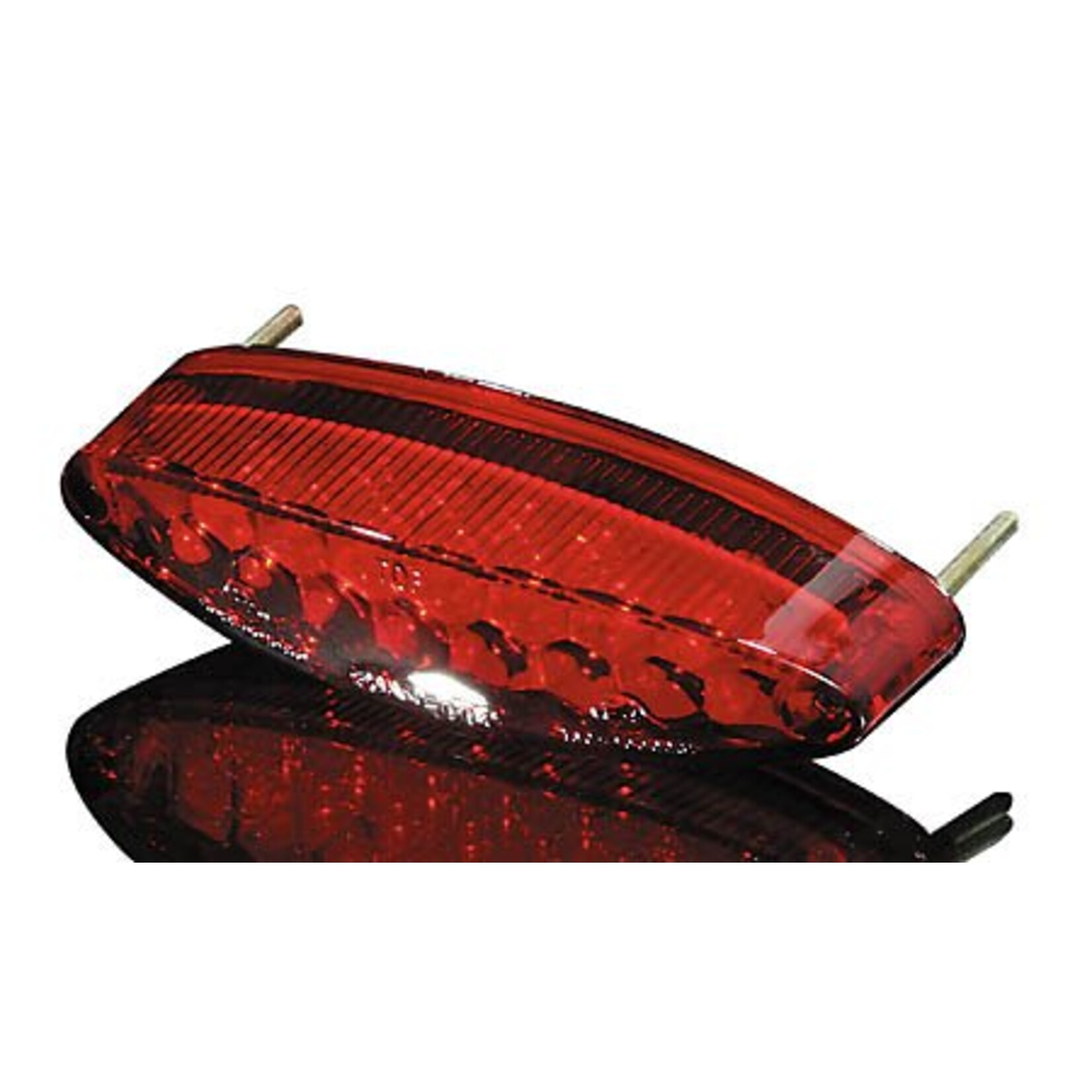 Shin Yo SHIN YO LED-Mini-Rücklicht NUMBER1, mit Nummernschildbeleuchtung, rotes Glas