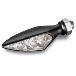 Kellermann Blinker Rhombus S Extreme, schwarz, klares Glas, VR / HL, Stück